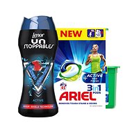 LENOR Unstoppables Sport 210g + ARIEL Active Sport 3-in-1 45 pcs - Kit