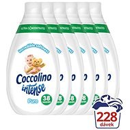 Coccolino Intense Pure 6x570ml (228 mosószer) - Öblítő