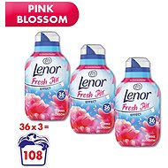 Lenor Fresh Air Effect Pink Blossom 3×504ml (108 washes) - Fabric Softener