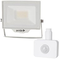 AVIDE Premium ultra-thin LED spotlight white 20 W 2000 lm, daytime, with motion sensor - LED Reflector