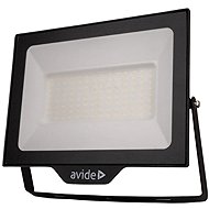 AVIDE Premium ultra-thin LED spotlight black 100 W 10000 lm, daylight, with sensor preparation - LED Reflector
