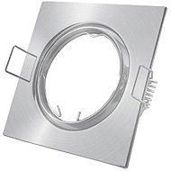 Avide Tiltable ceiling spotlight, nickel matt, incl. socket GU10, square - Spot Lighting