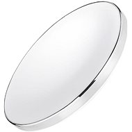 AVIDE Premium LED ceiling luminaire Amelia 35 cm 18 W 1600 lm daylight, silver edge - Ceiling Light