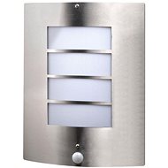 Outdoor wall lamp Morro 1×E27 stainless steel with motion sensor - Wall Lamp