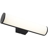 Horizontal LED Outdoor Wall Light Marseille Black Warm 8W - Wall Lamp
