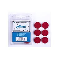 AVELI 24mm, Red - 6pcs in Package - Magnet