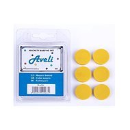 AVELI 24mm, Yellow - 6pcs in Package - Magnet
