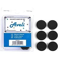 AVELI 24mm, Black - 6pcs in Package - Magnet