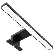 AVIDE Bathroom LED light above mirror 30 cm, 5 W, 410 lm, daylight, black, horizontal mounting - Wall Lamp