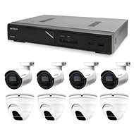 AVTECH camera set 1x NVR AVH1109, 4x 2MPX IP Bullet DGM2103SV, 4x 2MPX IP Dome DGM2203SVSE - Camera System