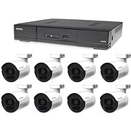 AVTECH Camera set - 1× DVR DGD1009AV, 8× 5MPX Bullet camera DGC5105TS, 4× power supply - Camera System