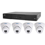 AVTECH Camera set - 1× NVR AVH2109AX, 4× 5MPX IP Dome camera DGM5206SVAT, 4× UTP cable - Camera System