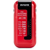 AIWA Portable pocket radio with earphones R-22RD - Radio
