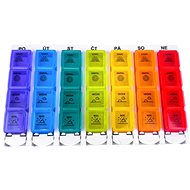 AMERICAN WAY Medication dispenser 28box 20,8 × 12,5 × 2,5 cm - Pill Dispenser