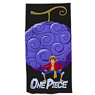 Aymax One Piece black - purple 70 × 140 cm, microfiber - Bath Towel