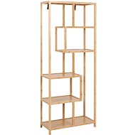 Regál Moso, masivní bambus, lakovaný, 77x35x185 cm - Shelving Unit