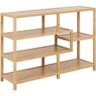 Regál Moso, masivní bambus, lakovaný, 114x35x78,6 cm - Shelving Unit