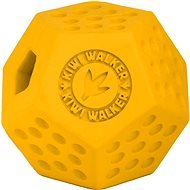 Kiwi Walker Gumová hračka DODECABALL s dírou na pamlsky, Maxi 8cm, Oranžová - Dog Toy