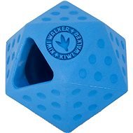 Kiwi Walker Gumová hračka Icosaball s dírou na pamlsky, Mini 6,5cm, Modrá - Dog Toy
