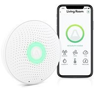 Airthings Wave Plus - Sensors for Air Quality, Radon, Humidity, Temperature, VOCs, CO2 and Air Pressure - Air Quality Meter