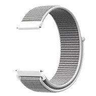 Alligator Watch 20mm Nylon Strap White - Watch Strap