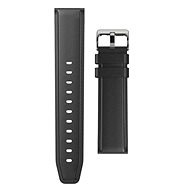 Alligator Watch 20mm Leather Strap, Black - Watch Strap