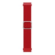 Alligator Watch 22mm Textile Strap, Red - Watch Strap