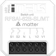 iNELS Switching element with inputs for external buttons MATTER RFSAI-62B-SL/MT - Switching Relay