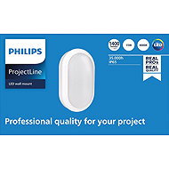 Philips LED (indoor) wall lamp Projectline oval 1400 lm 4000 K - Work Light