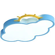 KIK KX3166 LED Dimmable children's ceiling light, 30 W, blue cloud - Chandelier