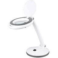 Rebel NAR0462-2 Table lamp with magnifying glass 5D, 6 W, 450 lm, 6500 K, white - Table Lamp