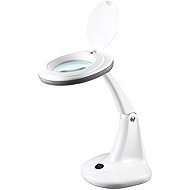 Rebel NAR0460-2 Table lamp with magnifying glass 5D, 6 W, 450 lm, white - Table Lamp