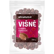Allnature Dark chocolate covered cherries 250 g - Dried Fruit