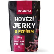 Allnature Beef Pepper Jerky 25 g - Dried Meat
