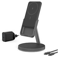 Anker PowerWave Mag-Go 2-in-1 Stand 5K Black - Charging Stand
