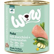 WOW Turkey with zucchini Adult 800g - Canned Dog Food