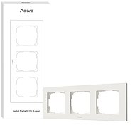 AQARA Switch Frame H2 EU (3-gang) (FE-X02D), white - Small Frame