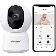 Arenti P2F 5MP/3K Pan-Tilt Wi-Fi Baby Monitor - Überwachungskamera