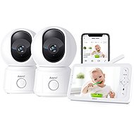 Arenti 2MP/1080P Wi-Fi Video Baby Monitor Kit with dual cameras and LCD screen - IP Camera