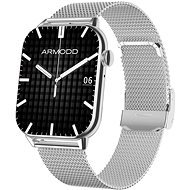 ARMODD Prime stříbrná, kovový + silikonový řemínek - Smart Watch