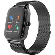ARMODD Slowatch Black with Metal Strap + Free Black Silicone Strap - Smart Watch