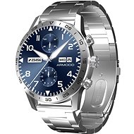 ARMODD Silentwatch 4 Pro, Silver with Metal Strap + Silicone Strap - Smart Watch