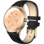 ARMODD Candywatch Premium 2, Gold with Black Leather Strap - Smart Watch