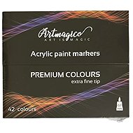 Artmagico Acrylic marker with extra fine tip (0,7 mm) 42 pcs - Markers