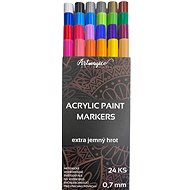 Artmagico Acrylic marker with extra fine tip (0,7 mm) 24 pcs - Markers