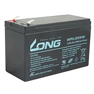 Long battery 12V 8.5Ah F2 HighRate LongLife 9 years (WPL1235W) - UPS Batteries