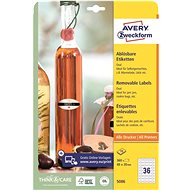 Avery Zweckform 5086 Oval self-adhesive labels - Labels