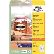 Avery Zweckform 5087 Oval self-adhesive labels - Labels