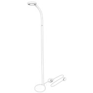 Avide LED Angel 12W 500lm white - Floor Lamp