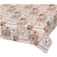 BELLATEX Ema 552 50 × 50 cm, Easter hens - Tablecloth
